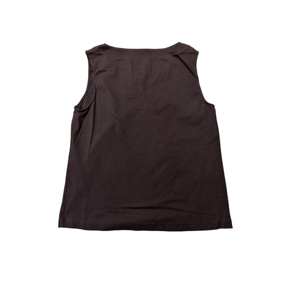 By Chicos Brown Sleeveless Top Size XL - Picture 4 of 5